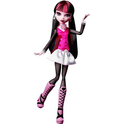 Layered shimmer bodysuit with bow bodice, bat wings, and accent ruffles. . Monster high doll draculaura